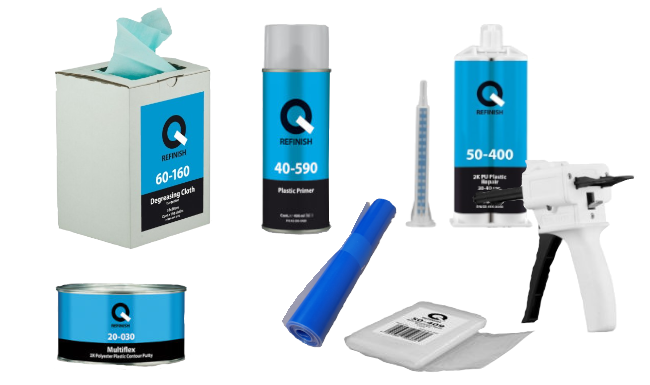 q-refinish plastreparationspaket